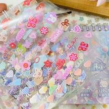 32 de coli decorative pentru albume de scrapbooking, autocolante pentru albume DIY, jurnalism, planificatoare, autocolante pentru huse de telefon - forme neregulate multicolore pentru jurnalele Bullet și colaj, decorațiuni de sărbători, Crăciun, Halloween, Ziua Îndrăgostiților