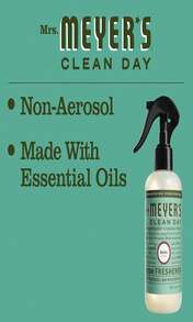 MRS MEYER'S CLEAN DAY Room And Air Freshener Spray, Non-Aerosol Spray Bottle Infused With Essential Oils, Rain Water, 8 Fl Oz - Pack Of 3 - ColorD - 查看 6