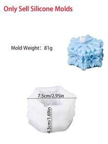 1 Stück Weihnachts-Schneeflocke 3D Silikon Form, DIY Weihnachtsschmuck Handwerksgeschenke zum Herstellen von Seife, Gips, Harz, Weihnachtsdekoration für Zuhause, Weihnachtsgeschenke - Silikonform - Übersicht 6