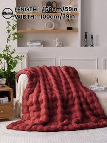 1 chiếc chăn lông giả, mềm mại và ấm áp, kiểu dáng sang trọng, đa năng, dễ bảo quản, nhẹ và dễ phối đồ, có nhiều màu sắc và kích cỡ, chăn lông dài mềm mại và ấm cúng, thích hợp cho phòng khách, phòng ngủ, ghế sofa, nhà cửa, ký túc xá, v.v. - Nhiều màu - Xem 13