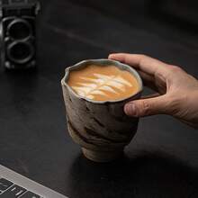 1pc Japanese Thick Ceramic Conch 280ML Coffee Cup, Milk Cup, Afternoon Fruit Tea Cup, Suitable For Gifts, Home And Office Use, Large Capacity Ceramic Mug - Multicolor - View 3