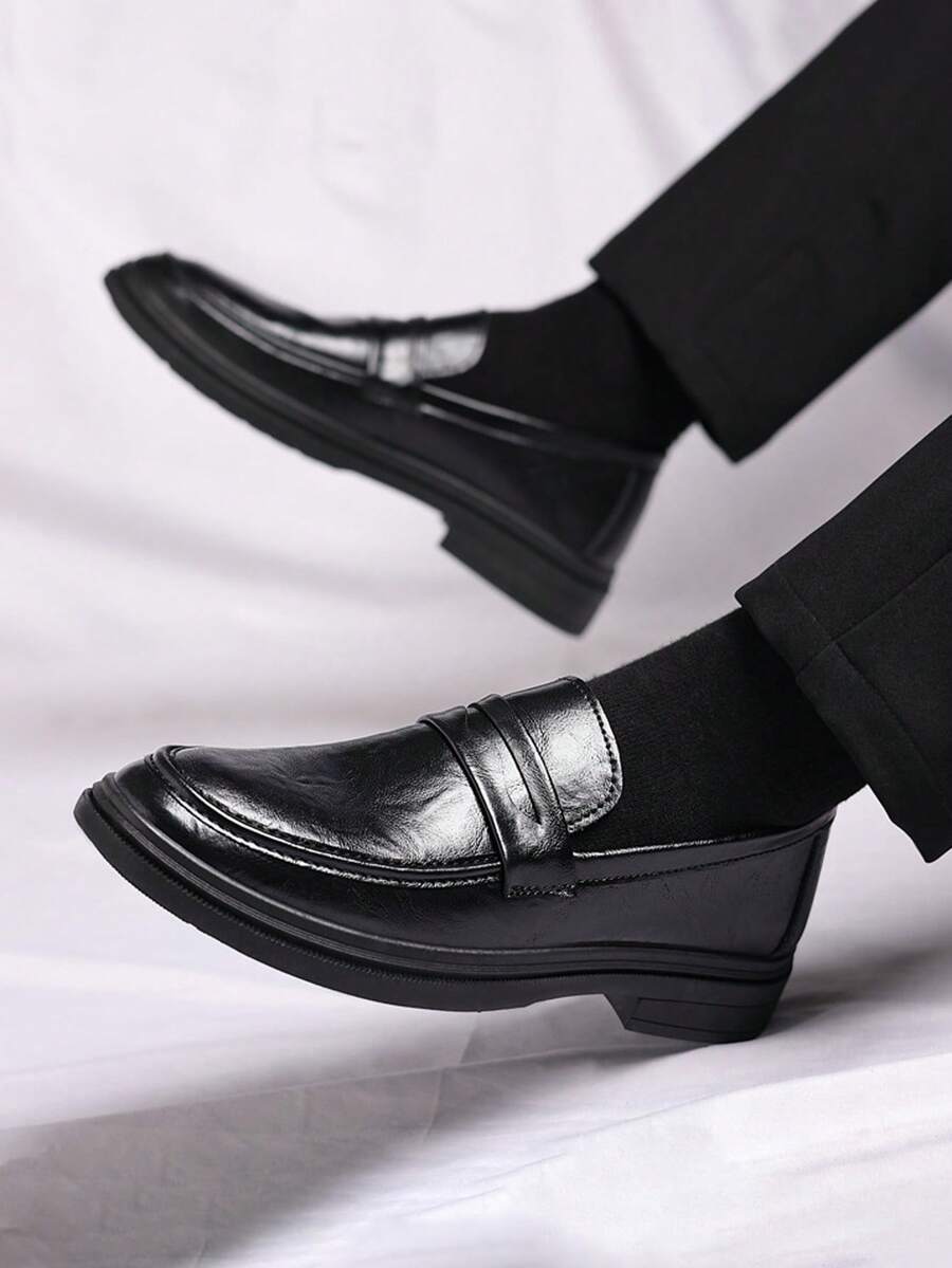 Men Loafers - Black - View 1