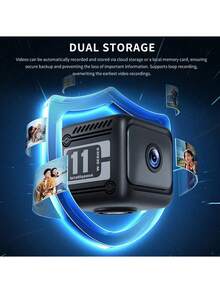 4K无线摄像头，广角镜头。配备小影观观App。支持4位用户同时在线，可通过二维码和蓝牙连接。内置大容量电池，续航持久。螺旋支架支持多种场景。具备低电量提醒和智能报警推送功能。电池容量：1600mAh。