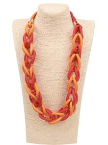 MARLIWOO 1pc Handmade Gothic Style Necklace, Fashion Punk Party Accessory - Multicolor - View 23