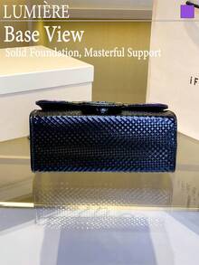 1pc Women's New Autumn/Winter Snake Skin Pattern Shoulder Bag, Gradient Color Crossbody Bag, Luxury Classic Handbag, Wallet Set - Multicolor - View 10