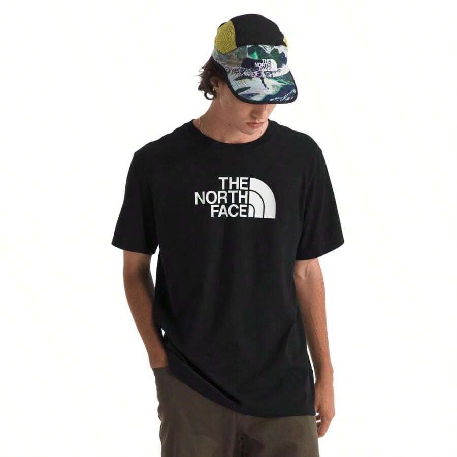 The North Face Core Half Dome Short Sleeve Tee -Men's | | Men Sports Tees & Tanks - TNF Black / TNF White - View 1