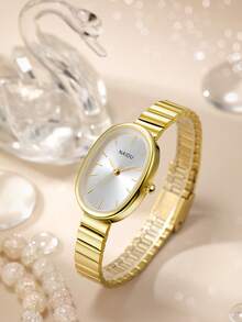 1pc Vintage Elegant Quartz Watch For Women, Versatile And Suitable For Daily Decoration