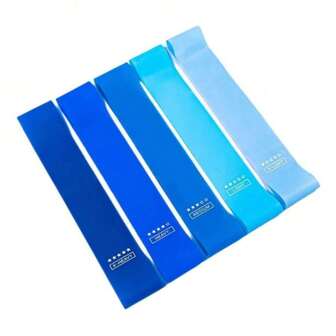 1/5 piezas Bandas de resistencia de yoga, bandas elásticas de fitness, lazos reductores de muslos, bandas de glúteos para entrenamiento, bandas multifuncionales de TPE para yoga, sentadillas y fitness, set de bandas de resistencia para levantar el trasero