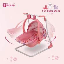 Anivia Brand Doll Stroller, At Least 7 Variants Of Doll Strollers Including Doll Carrier, Doll Pram, Doll Seat, Doll Bed, Doll High Chair, Suitable For 11-18 Inch Dolls, Toys For Children 3+ Years Old, Equipped With Quiet Wheels And Comfortable Handle, Ideal Children's Holiday Gift, Birthday Gift And Christmas Gift - Pink - View 9