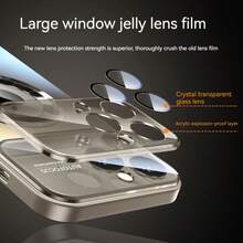 Fashionable Large Window Magnetic Phone Case,For IPhone 16 15 14 13 Pro Max, With Lens Protector,Wireless Charging Case - 金色 - 查看 2