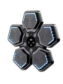 1个蓝牙智能音乐拳击沙袋，拳击训练用壁式沙袋，缓解压力