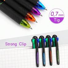 4 Pack Multicolor Ballpoint Pens 4 - In - 1 0.7mm Colored Retractable Ballpoint Pens Office School Supplies Students - 4 - View 4
