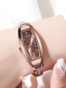 1件高端时尚、休闲、小众、百搭、精致、经典、高端、优雅设计的女士石英钢带手表，适合作为生日礼物 - 均碼 - 查看 19