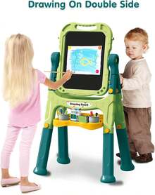 Kids Magnetic & Mechanical Drawing Boards - Green - View 3