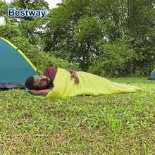 Bestway 68099 Adult Sleeping Bag, Lightweight, Easy To Carry, Warm Sleeping Bag, Camping Essentials, Hiking, Outdoor Travel With Compression Bag - Green - View 8