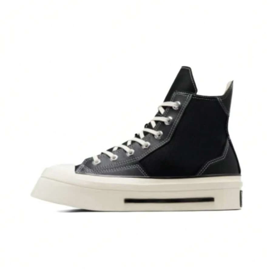 Converse 匡威 Chuck 70 简约耐穿轻便高帮帆布鞋，男女通用，黑色 - 黑色 - 查看 1