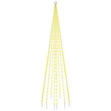 Christmas Tree On Flagpole Warm White 310 LEDs 300 Cm - Multicolor - View 2