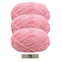 3件組/(140-150g) 5股混色毛線，約50g/件，適合春夏使用，中粗軟線，完美適用於手工編織、DIY手工藝、針織與鉤針，柔軟且多用途 - 彩色 - 查看 36