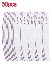 100支装指甲锉，双面指甲抛光器，专业美甲护理工具，适合DIY指甲修型、打磨和抛光，适用于女性手指甲和脚趾甲，居家和美甲沙龙皆宜，美甲护理用品