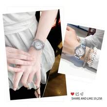 1 pieza Reloj de cuarzo de alta calidad para mujer GAIDU, reloj de pulsera de moda adecuado para uso diario y reuniones 3001