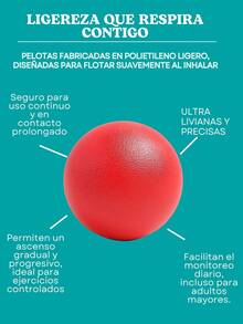 Inspirometro 3 Bolas (inhalación) Ejercicio Respiratorio - Blanco - Ver 4