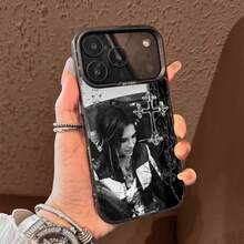 Funda de teléfono Tom Bill K-Kaulitz Cross Eyes para 17,16,15,14,13,12,11,Pro,Max,Plus,E, negro gris IMD - Z4 - Ver 4