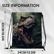 BHAHB Drawstring Backpack For String Bag Waterproof Cute Sports Beach Swimming Travel (13"*17")-Dog - ColorA - View 2