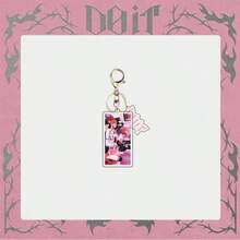 Chaveiro de acrílico com desenho animado do novo álbum "DO IT" do SKZ KPOP-STAY 2025 (Remova a película protetora antes de usar). Acessórios para fãs, presentes de aniversário, Natal e Dia dos Namorados.