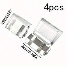 4/6pcs Shorten The Pants Legs With Invisible Fixing Clips, Prevent Dragging At The Bottom Of The Pants Legs, Hide The Buckle Leg Closure Device Without Seams, Prevent Pants Legs From Dragging The Floor, Suitable For Jeans And Pants