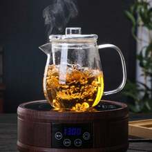 Heat-Resistant Teapot With Glass Tea Strainer Infuser Flower Kettle Kung Fu Teawear Set Puer Oolong Pot Teaware - Multicolor - View 7