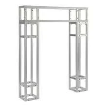 3-Piece Square Box Truss Set 1" Heavy-Duty Aluminum Trussing For Stage Lighting & Backdrops - Silver - View 8
