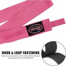 Farabi Sports Niños Vendas Boxeo 2.5 Metros Vendas de Boxeo MMA Muay Thai bendas de Boxeo y Guantes Interiores - Rosa - Ver 9