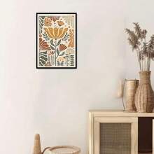 两幅波西米亚风花卉墙画 - 充满活力的野花和树叶设计，无框帆布画，适用于客厅、卧室、儿童房装饰，室内/室外皆可使用，现代经典风格，无框墙面装饰，朋克风格，无框帆布画，墙面装饰 - 彩色 - 查看 15