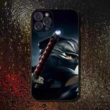 Funda de teléfono N- Gaiden compatible con  17,16,15,14,13,12,11 Plus, Pro Max, XS, X, XR, SE, Mini, 8, 7, funda de silicona suave negra, funda compatible con  17, funda de  17 Pro, funda de  17 Pro Max - z4 - Ver 9