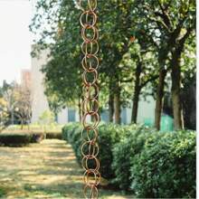 1pc Lotus Lilies Hanging Pendant For Home And Garden Decoration Metal Rain Chains For Gutters And Gutters Chains