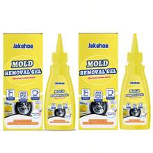 jakehoe 1/2pcs Mold & Mildew Remover Gel, Suitable For Bathroom Sink, Toilet Crevices, Walls, Washing Machine, Refrigerator Gasket, Great Gift For Family And Friends - Multicolor - View 9