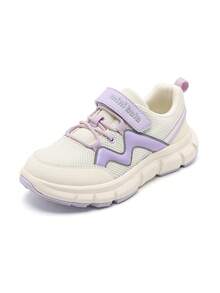 mini bala Kids Breathable Mesh Sneakers Lightweight Boys Girls Running Shoes 2025 - White Purple - View 1