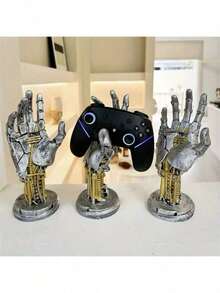 Soporte para controlador de juegos con forma de mano mecánica ciberpunk, soporte para auriculares, organizador de escritorio - Regalo de Navidad, Regalo de cumpleaños, Regalo de Pascua, Regalo perfecto, Regalo festivo - Multicolor - Ver 4