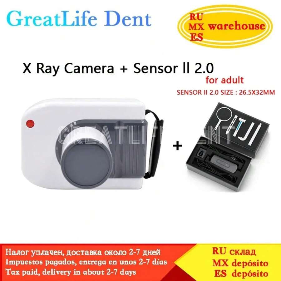 USA Mexico UK EU In Stock GreatLife Dental Hyperlight Portable Digital X-Ray RVG Sensor Machine System Rx Camera - X Ray2 智能 II - 查看 1