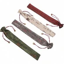 4 Fundas Plegables para Abanico Estilo Vintage Japonés para Abanico De Mano Funda Protectora para Bolsa con Cordón para Suministros De Recuerdo De Boda. - 1 - Ver 2