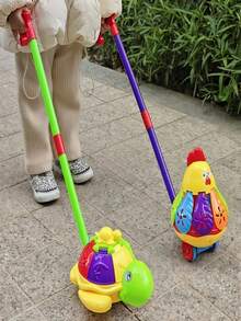 Rotating Wing Bell Sound Animal Shaped Children's Toy Car, Parent-Child Interactive Entertainment Outdoor Educational Toy, Suitable For 3-12 Years Old Boys And Girls, Ideal Birthday Gift And Christmas Gift (Random Color And Style)