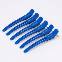 6/12 قطعة مشابك قص الشعر، مشابك تقسيم طويلة الأنف للتموضع في صالون الحلاقة للرجال والنساء، مشابك فم البط للشعر، مخالب شعر، دبابيس شعر، مشابك شعر