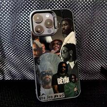 Funda de Teléfono Damso Rapper para 17,16,15,14,13,12,11 Pro,Max,Plus Anti Caída Negra Mate Dura - Z6 - Ver 12