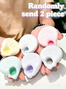 Handcrafted And Fun Style: Handcrafted Moldable Mochi Wet Soft - Super Soft Fiddler Balls With A Loud Squeaking Sound, Stress-Relieving Adult Pinching - Multicolor - View 12