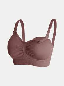 3pcs Maternity Nursing Bras, Comfortable & Supportive, Multi-Color, Plus Size, Designed For Postpartum Breastfeeding To Protect Mothers' Breast Health - Multicolor - View 9