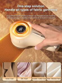 LED Display Lint Remover, Household Fabric Shaver, Portable Lint Brush Trimmer