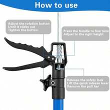 2pcs Hanging Cabinet Installation Support, Single Maximum Vertical Load-Bearing 40kg, Adjustable Height Decorative Pillar - Blue - View 3