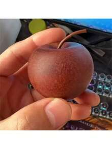 Natural Wooden Aroma Diffuser - Apple Shaped Essential Oil Diffuser, Elegant Brown Woodgrain, No Open Flame, Fully Automatic Diffusion System, Suitable For Home, Car, Office - Excellent Air Freshener And Holiday Gift (For Essential Oils, No Heating/No Open Flame) - Multicolor - View 2