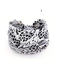 New Leopard Print Headband, Suitable For Men And Women, Suitable For Outdoor Activities And Home Wear, Comfortable And Soft Material, Suitable For All Seasons, Available In Multiple Colors. Headband, Winter Hair Accessory, Fashionable Headscarf