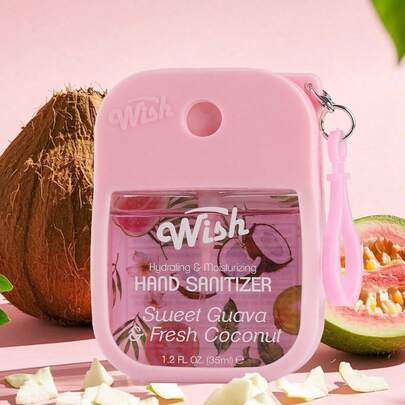 1/2/4 Bottles Of Concentrated Spray Moisturizing Hand , Containing Sweet Guava, Purple Orchid, Black Plum, Cucumber Flavor, Travel Suits (4 Sets), Portable Hand  Travel Suits (1.2 Ounces/Piece) 35ml, Each Set Contains 500 Times Of Spray